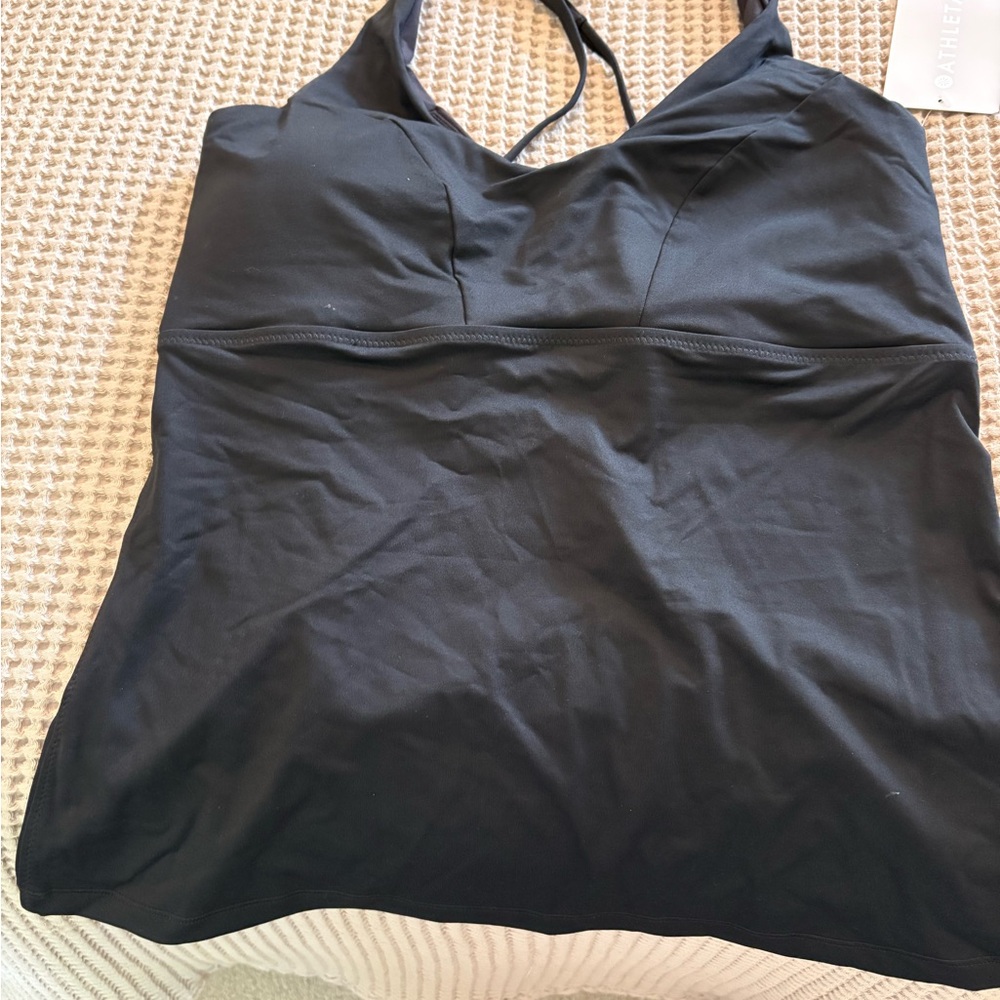 Athleta Black Triangle Tankini
